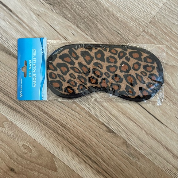 April bath & shower cheetah print sleep mask - Picture 1 of 3